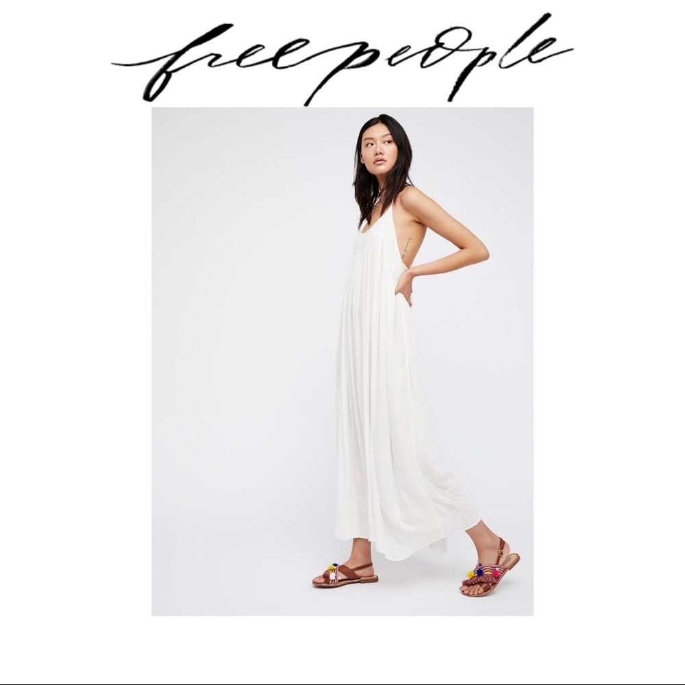 Free People | Embroidered Elaine Maxi Slip